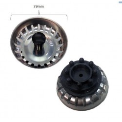 623003116 TAPON FREGADERO REJILLA METAL C/TETONES GOMA